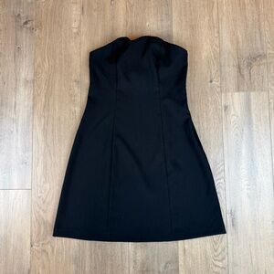 a new day Black Strapless Dress